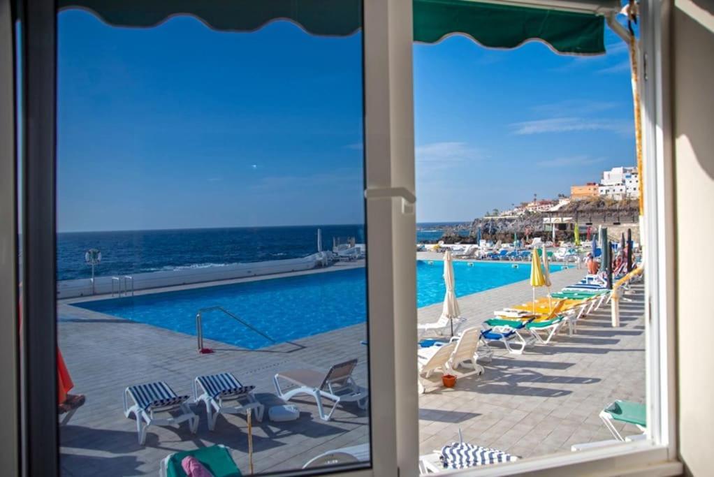 First Line Ocean View Studio Puerto de Santiago (Tenerife) Exterior foto