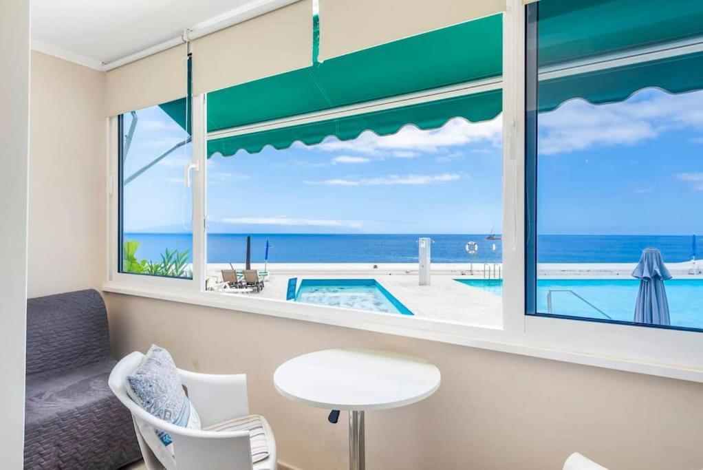 First Line Ocean View Studio Puerto de Santiago (Tenerife) Exterior foto